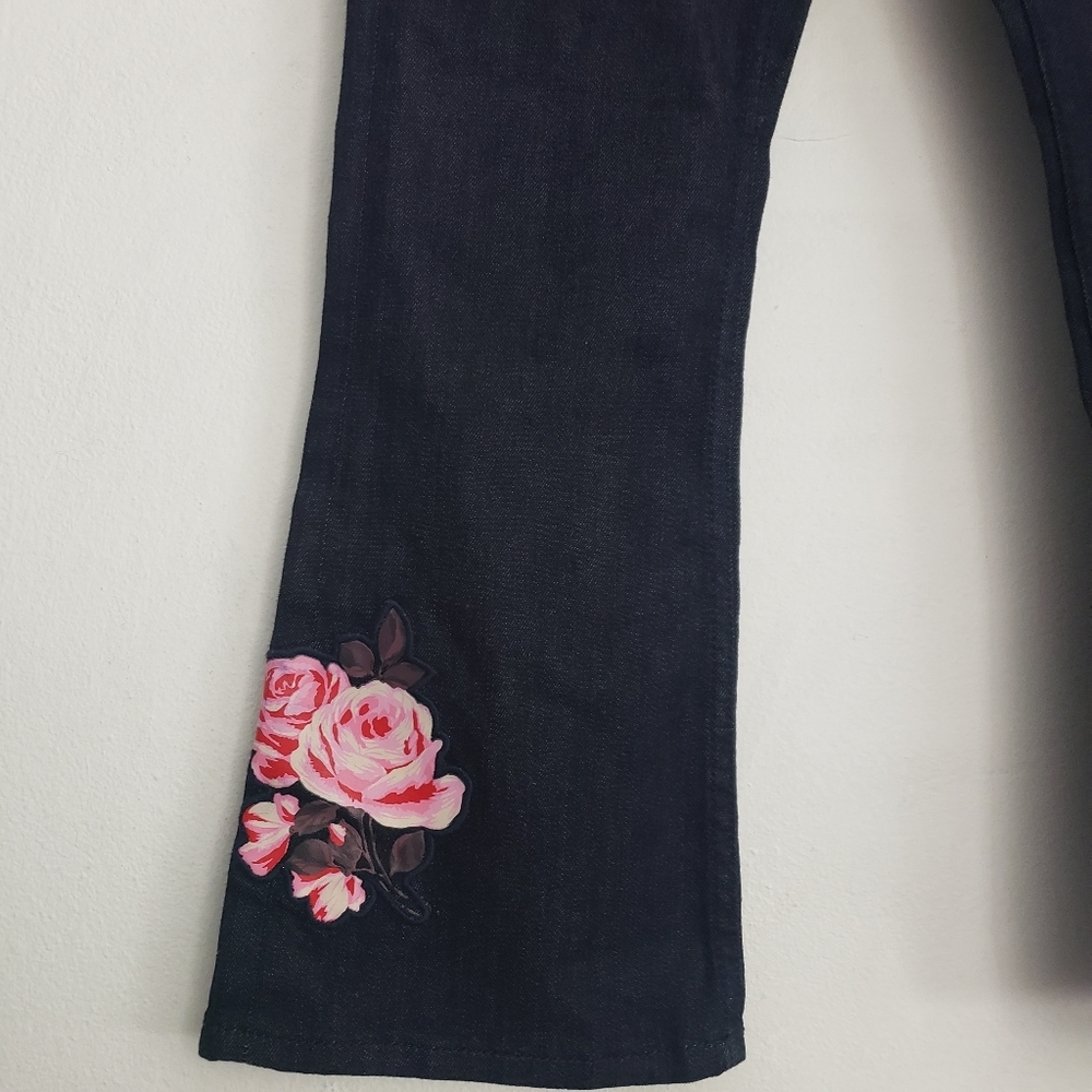 Kate Spade Rose Kick Flare Jean - Picture 8 of 10